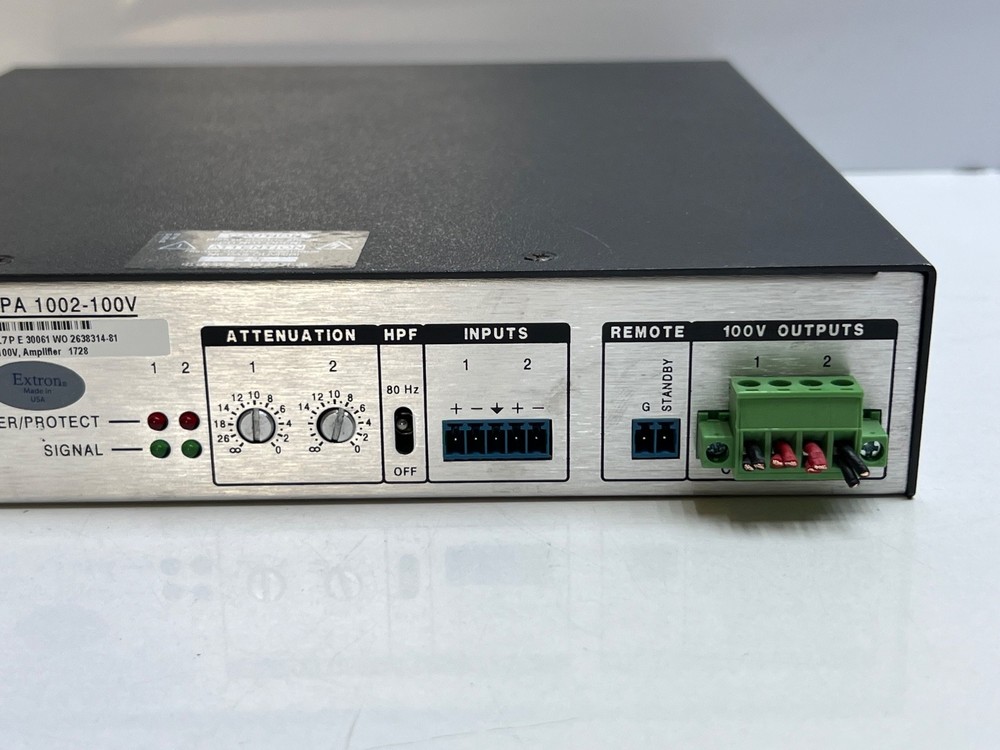 Extron XPA 1002-100V Two Channel Amplifier