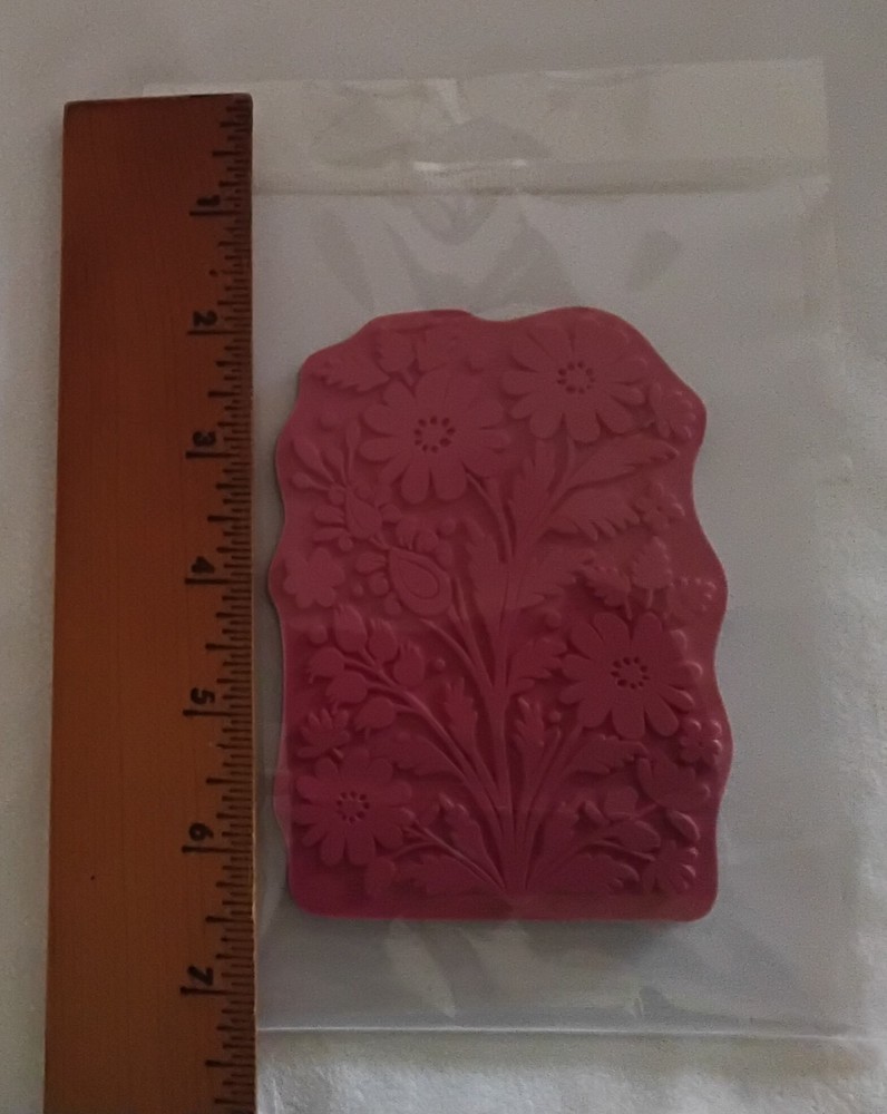 Tailored Expressions Bloomcore Print Single Large Rubber Stamp