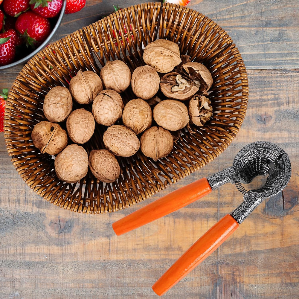 Nutcracker with Basket Pecan Cracker Walnut Cracker Nut Cracker Tool with Basket