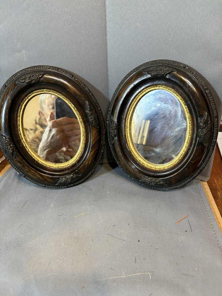Two small Victorian mirrors