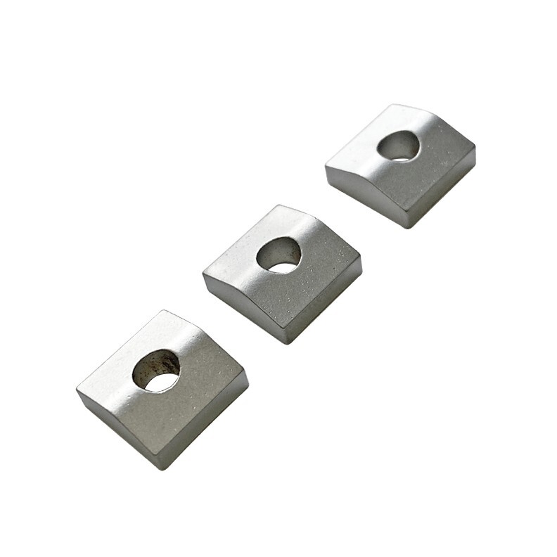 Genuine Floyd Rose Original Nut Clamping Blocks - Satin Chrome