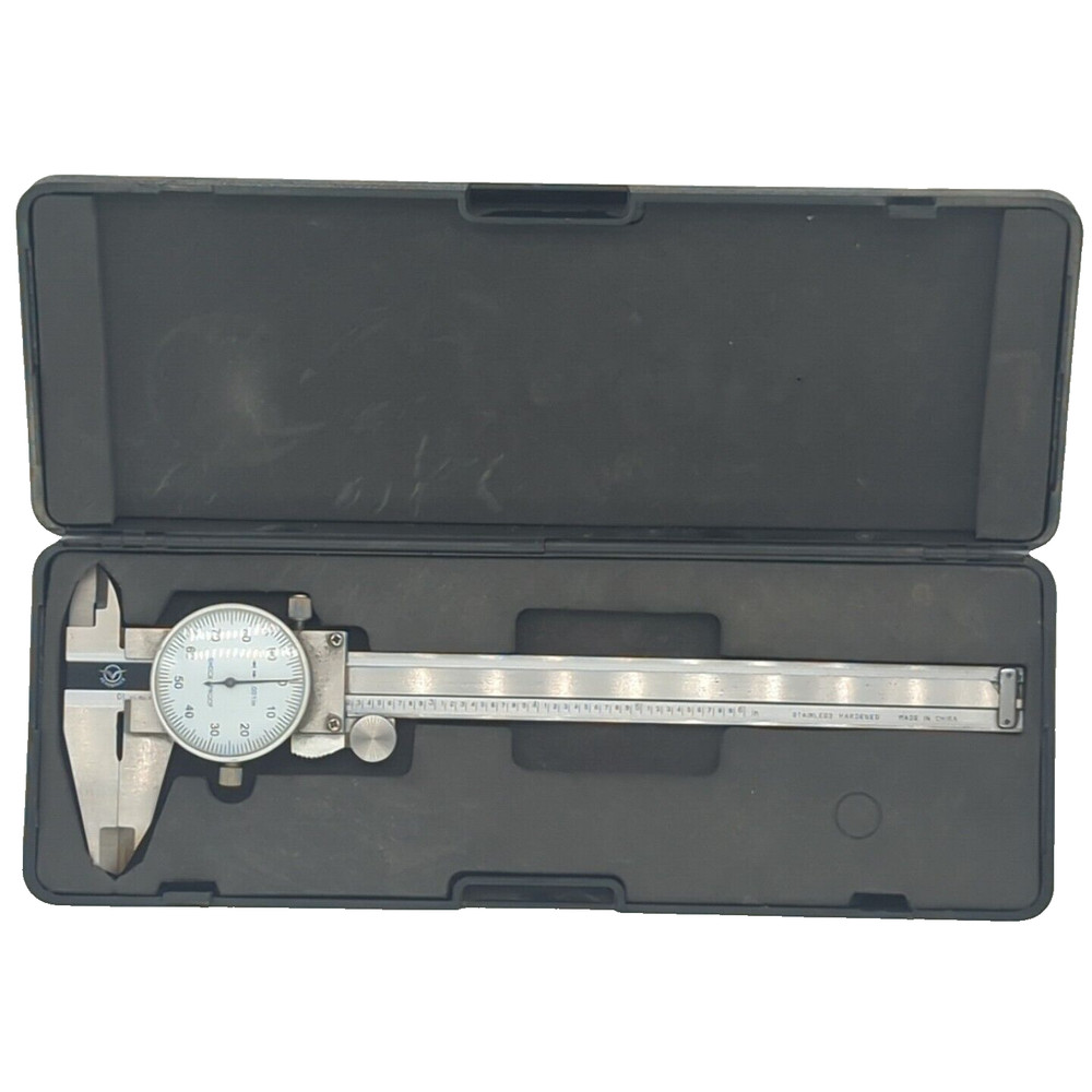 Aerospace 0-6" Shockproof Dial Caliper .001" with Hard Case