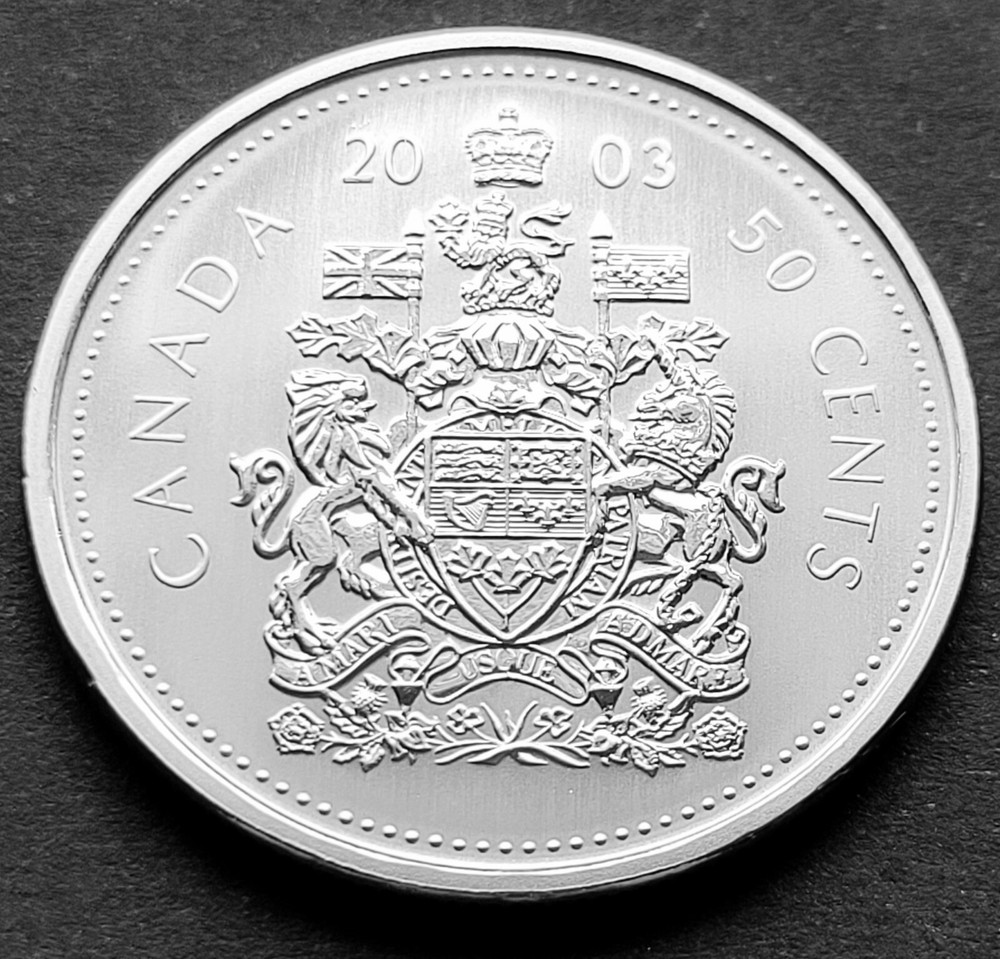 *** CANADA  50  CENTS  2003 P  ***  SPECIMEN  *** BETTER  DATE  ***