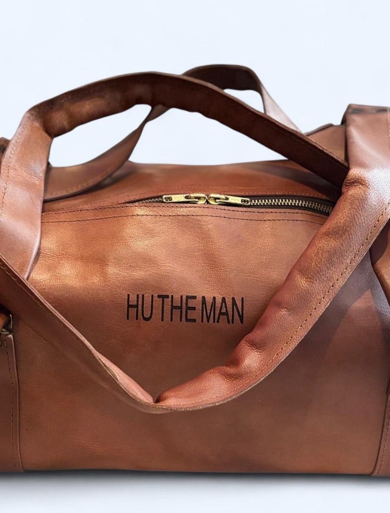 Veg Tanned Leather Duffel Bag