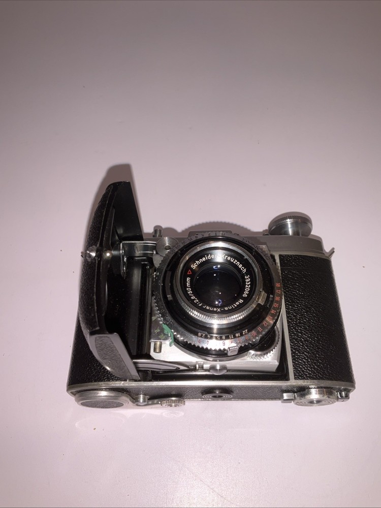 Vintage Retina Folding Camera + Case (Intermittent Shutter)