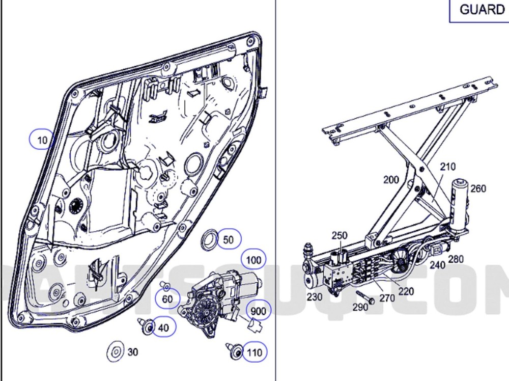 Mercedes Sealing Frame A 222 730 08 78