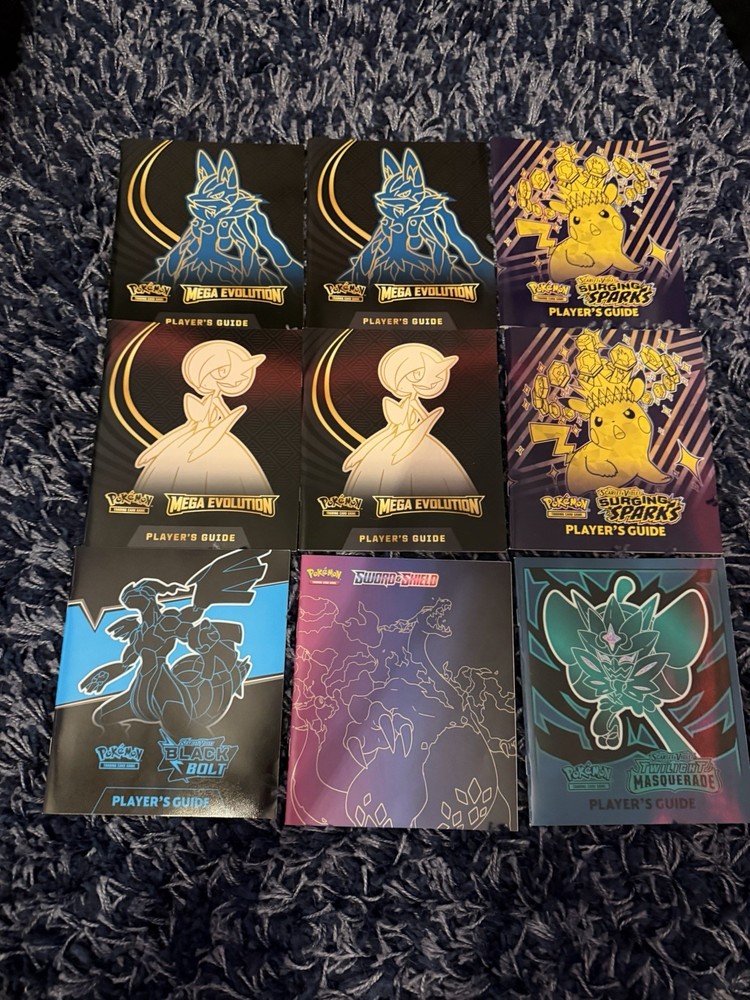 Pokemon tins ETB boxes and player guides EVERYTHING IS EMPTY check description