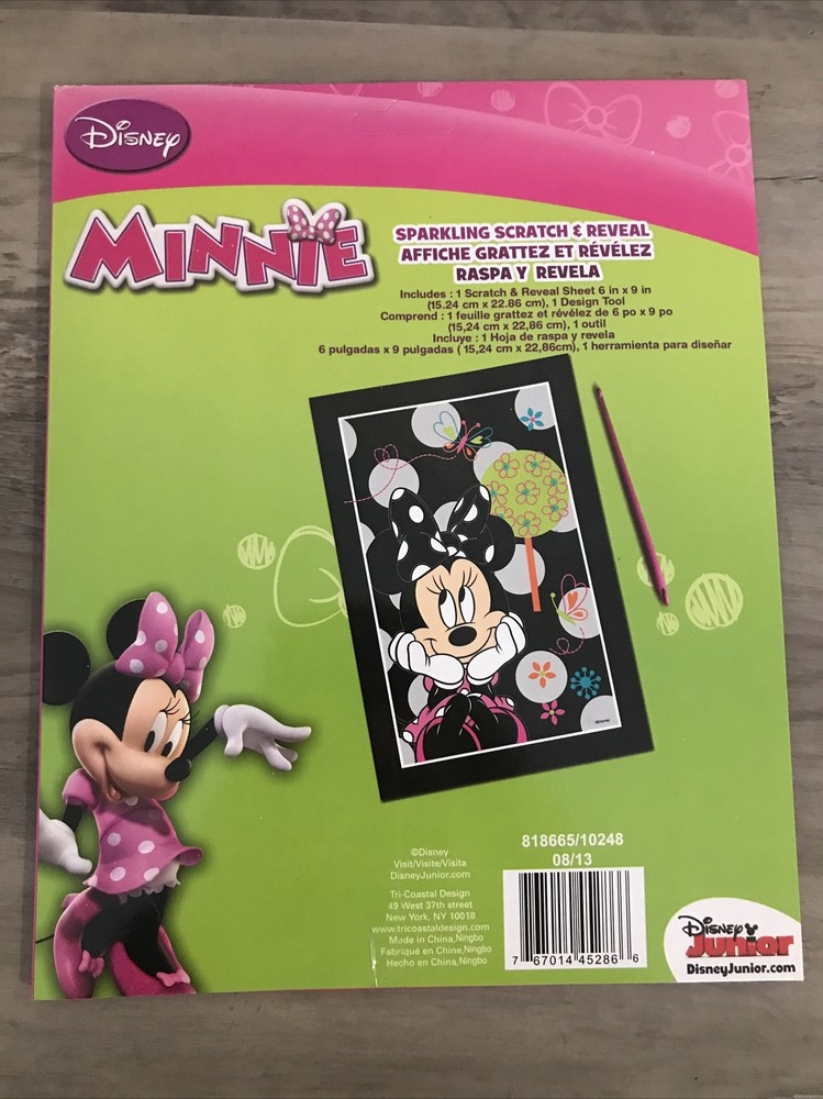 Disney Minnie Mouse Sparkling Scratch & Reveal