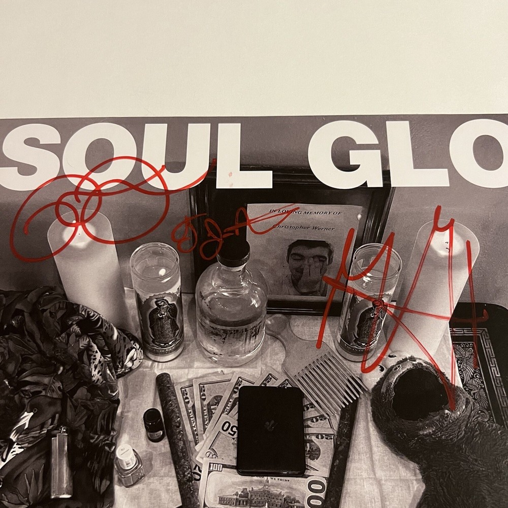 SOUL GLO SIGNED DIASPORA PROBLEMS VINYL RECORD JSA COA