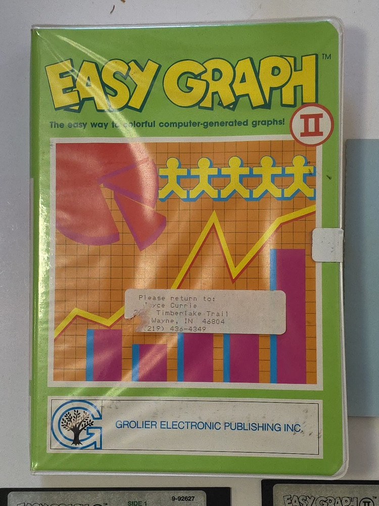 Apple II 1987 Houghton Mifflin Easy Graph II education program - TESTED