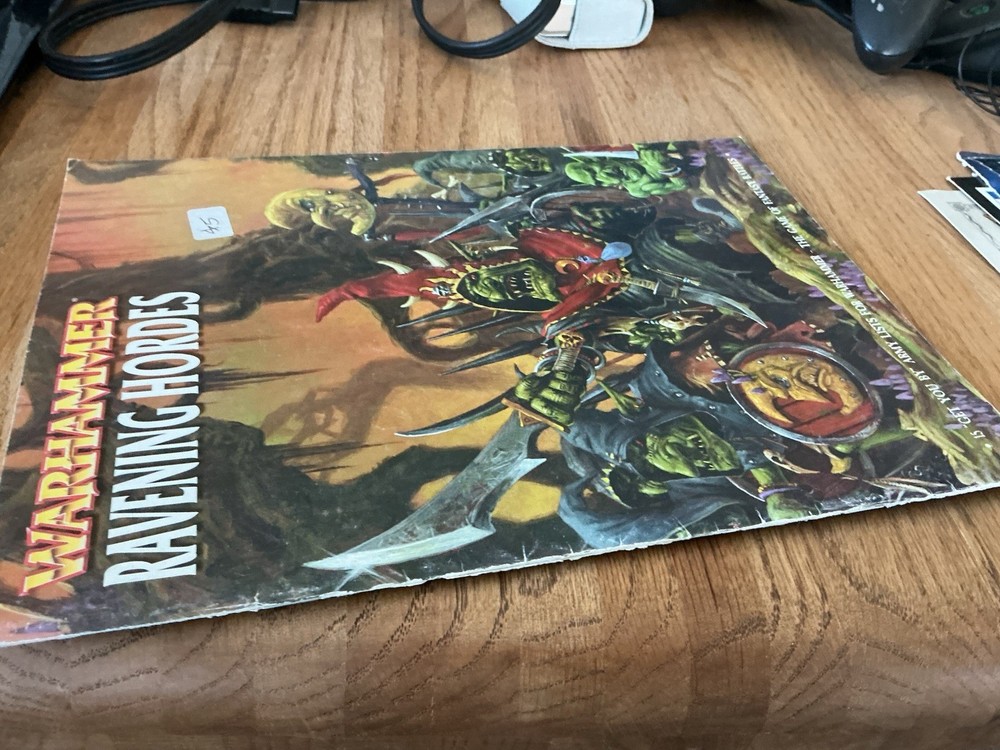 Warhammer Ravening Hordes Supplement OOP Orcs Goblins WFB