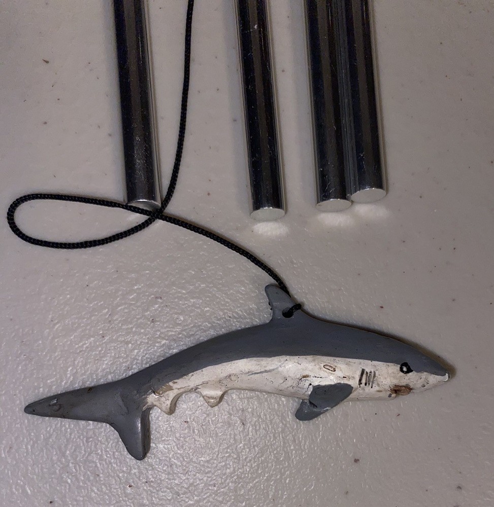 Resin shark Wind Chime Chimes