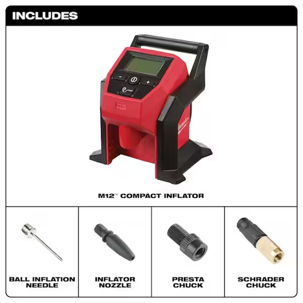Milwaukee 2475-20 M12 Compact Inflator