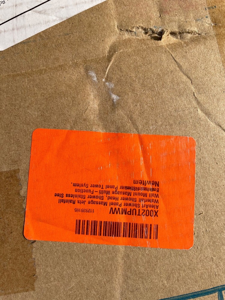 AlenArt Shower Panel Tower System LED Multi-Function Shower Tower Faucet Rainfal