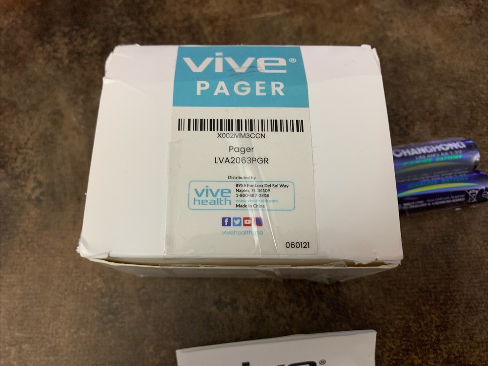 ViVE Wireless Alarm Pager Replacement LVA2063PGR
