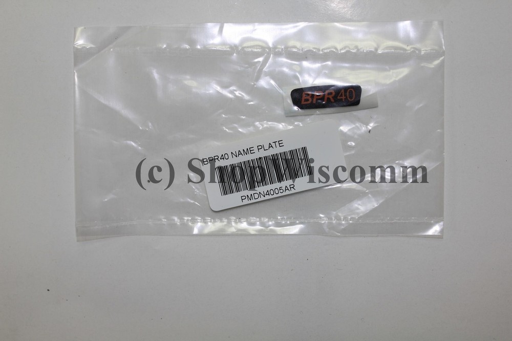 Motorola OEM PMDN4005AR PMDN4005 - "BPR40" NAMEPLATE