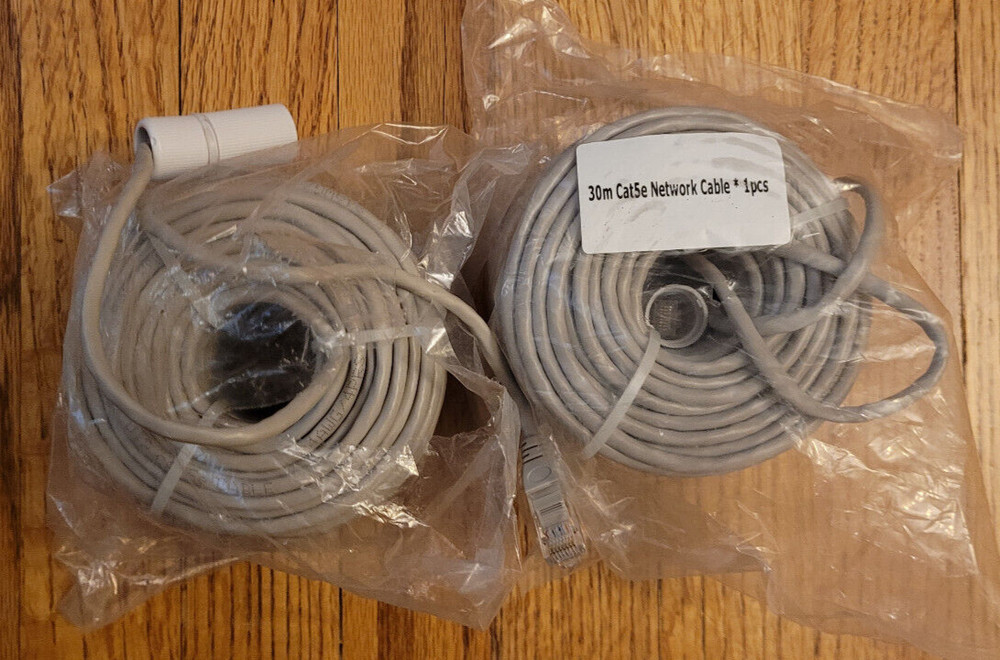 Lorex Cat5e 100FT/30m Network Ethernet Cable for IP Security Camera