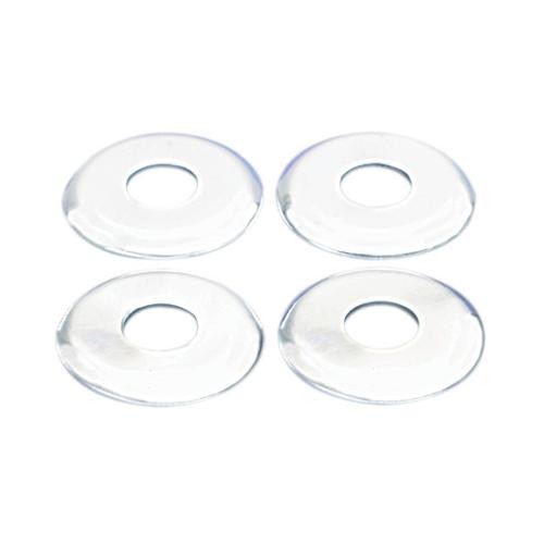 DS Handlebar Damper Washers Chrome 4-Pack Harley Davidson #139066
