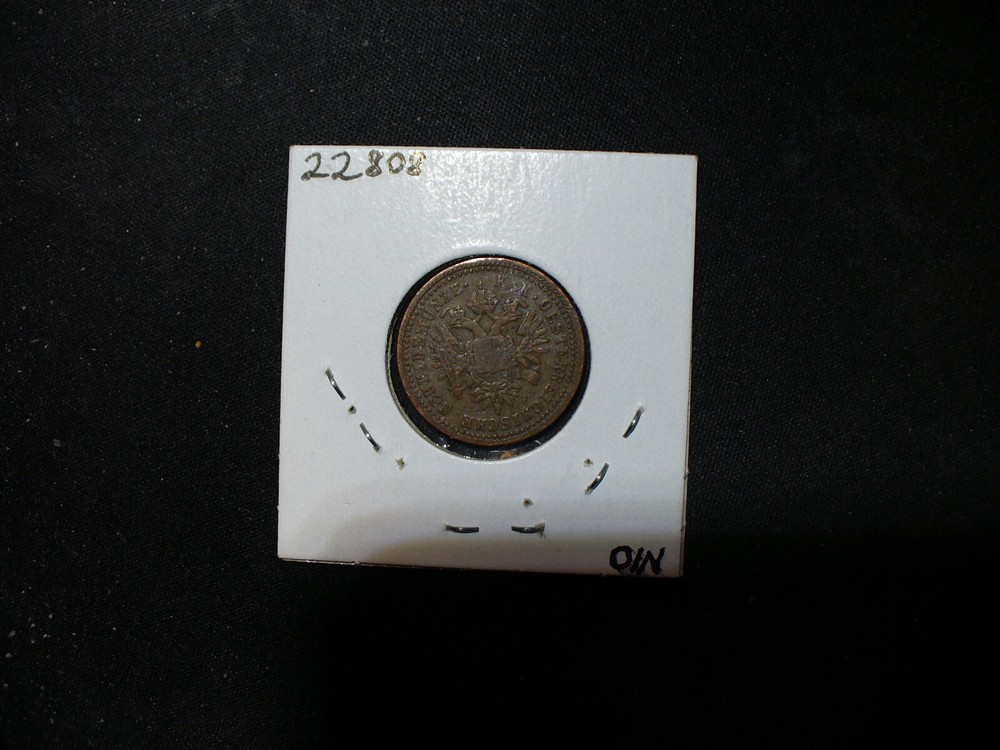 Austria 1851B 1 Kreuzer Coin