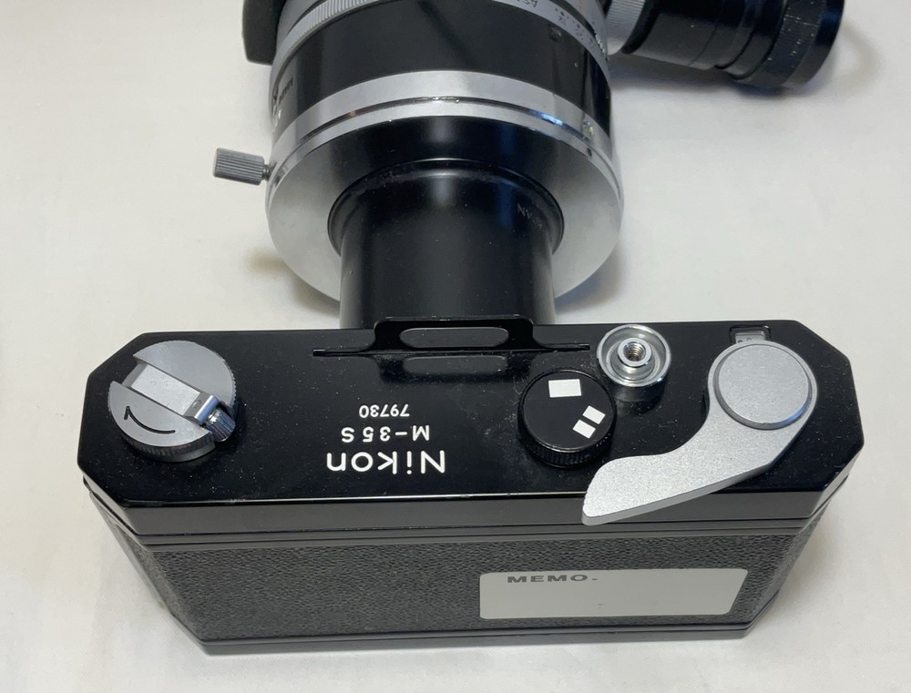 Nikon, Microflex, Adapter, EFM, with, M-35 camera, Nikon M-35 With EFM Microflex