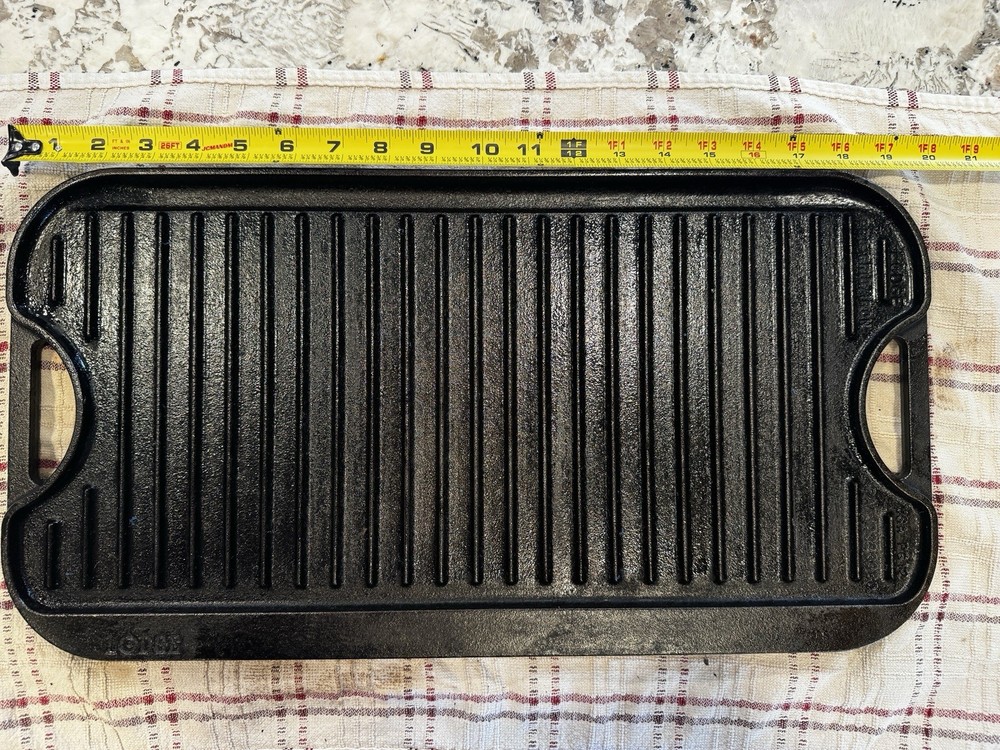LODGE ProGrid 20 Cast Iron Reverse Griddle