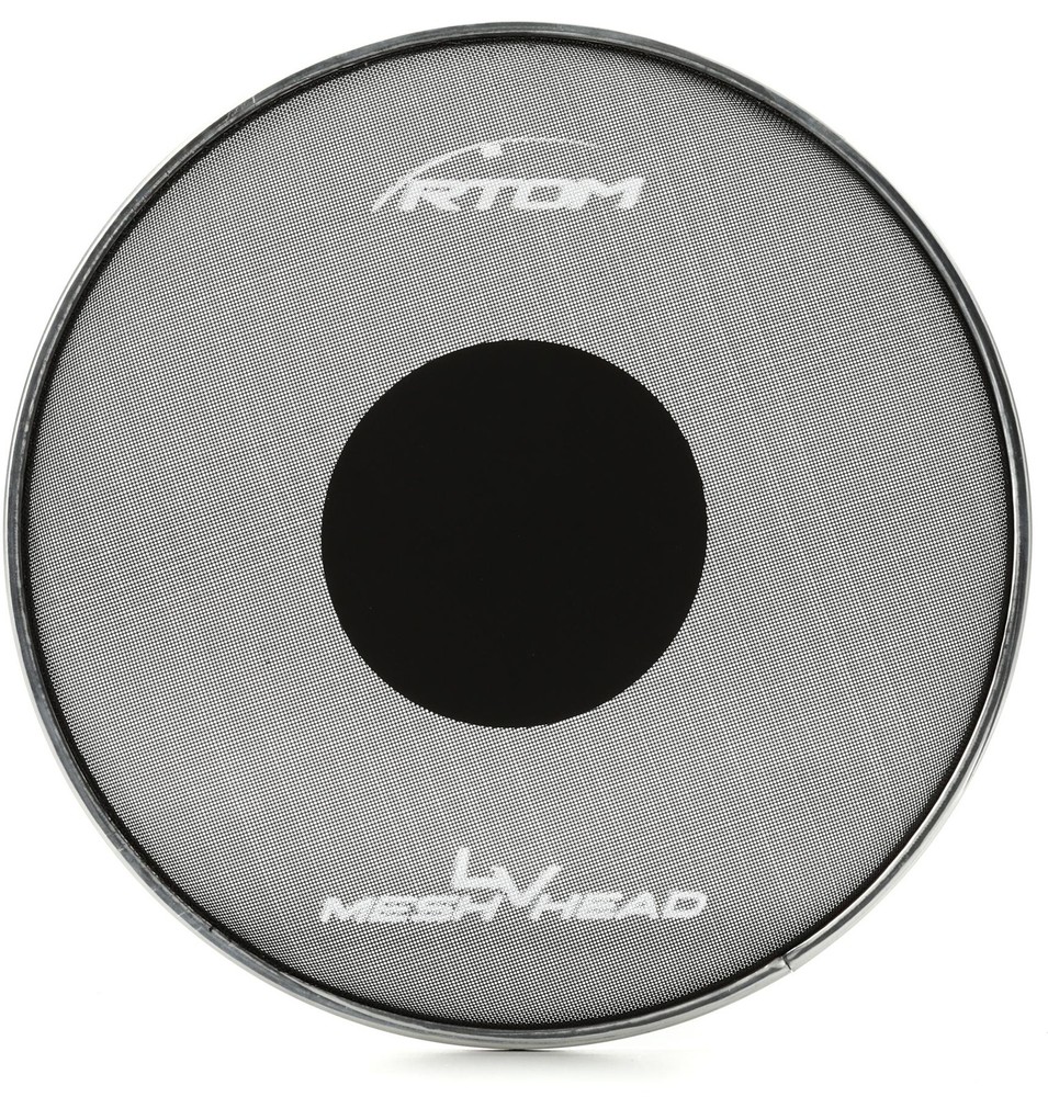 RTOM Low Volume Mesh Drumhead - 13 inch + RTOM LVMH10 Value Bundle
