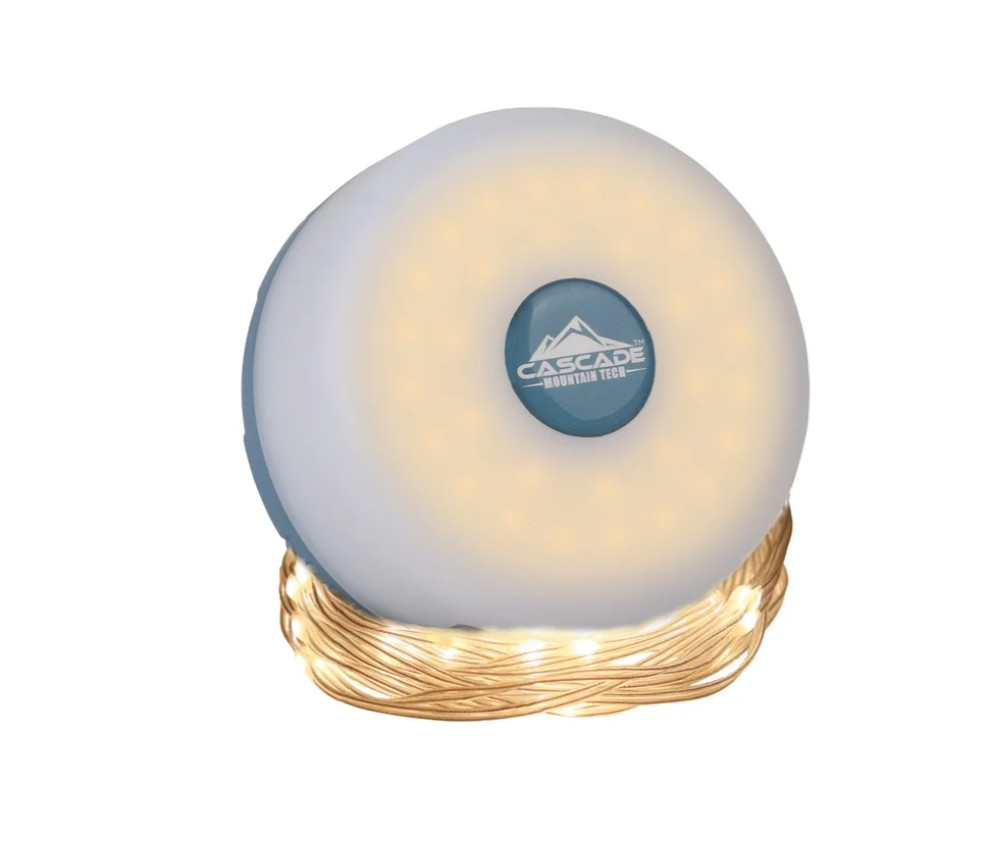 2 Pack Camping String Lights Rechargeable,30 FT Camping Lights String Waterproof