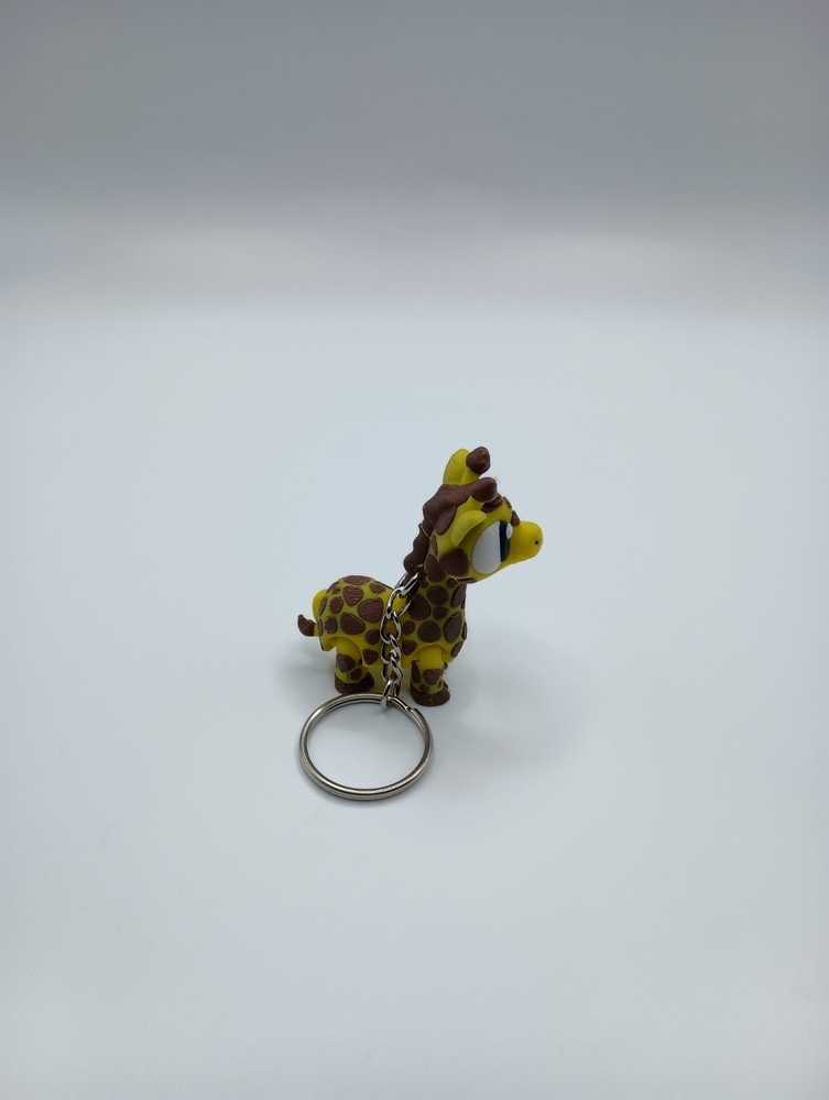 3D Printed Jiggle Pet Giraffe Keychain