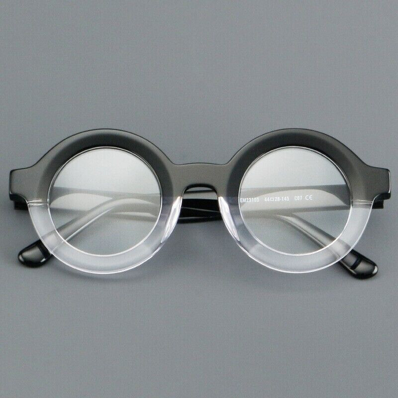 BETSION Acetate Retro Round Reading Glasses Women Men Reader Eyeglass frames
