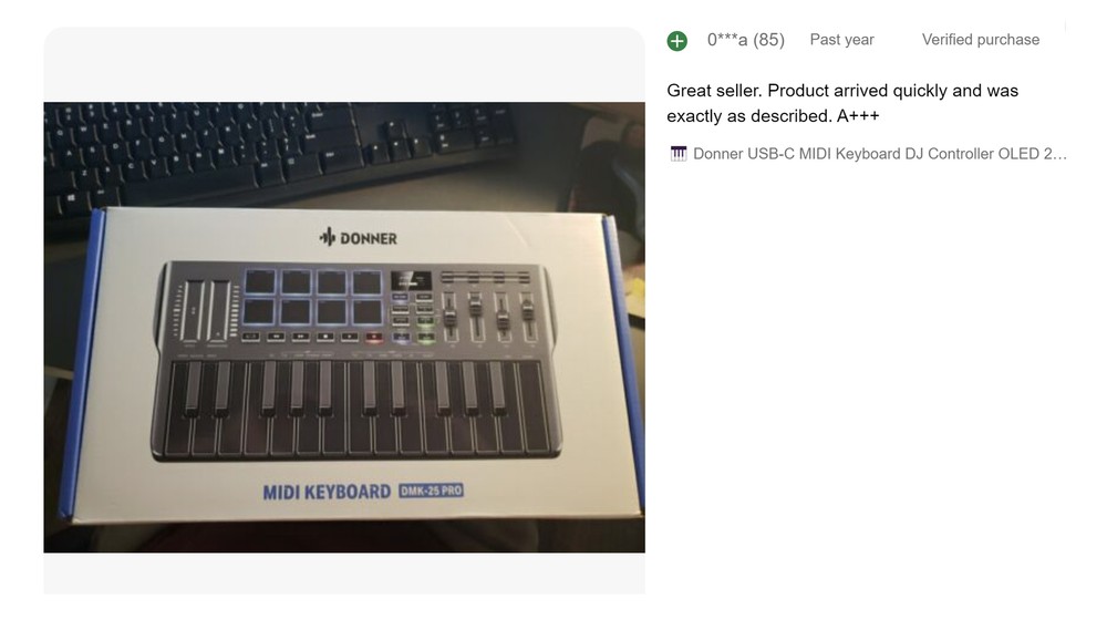 🎹 Donner DMK-25 Pro USB MIDI Keyboard Controller With Software & Online Course