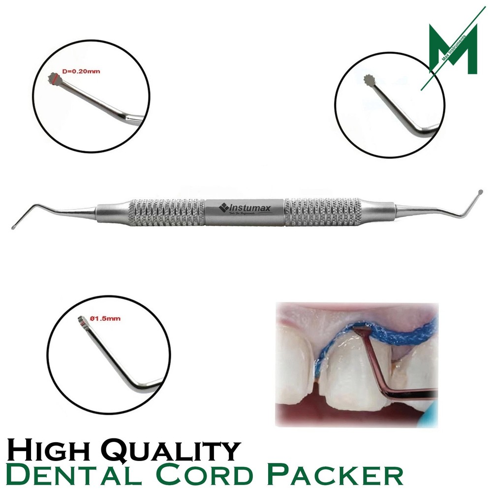 Dental Cord Packer Small Tip Gingival Atraumatic Retraction Instruments