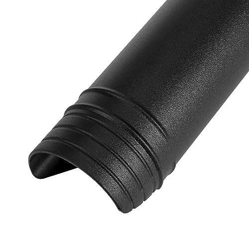 Pair Universal Front Fork Boots Shock Absorber Covers Protector ABS Dust Black