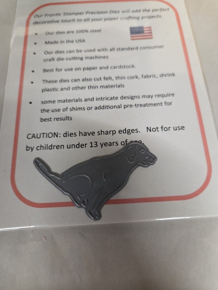 Precision Cutting Dies (Frantic Stamper) Labrador Retriever
