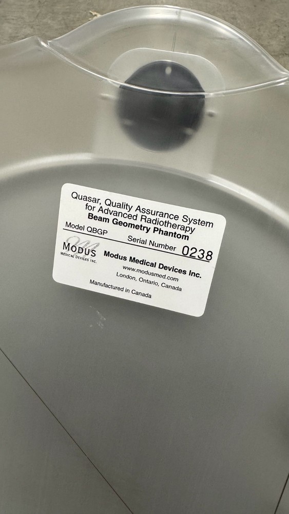QUASAR Beam Geometry Phantom by Modus for Advanced Radiotherapy