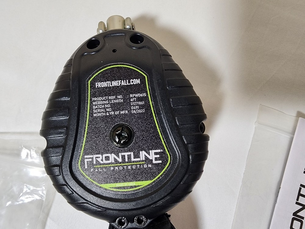Frontline Fall Protection RPW061S Web Single Leg 6ft SRL