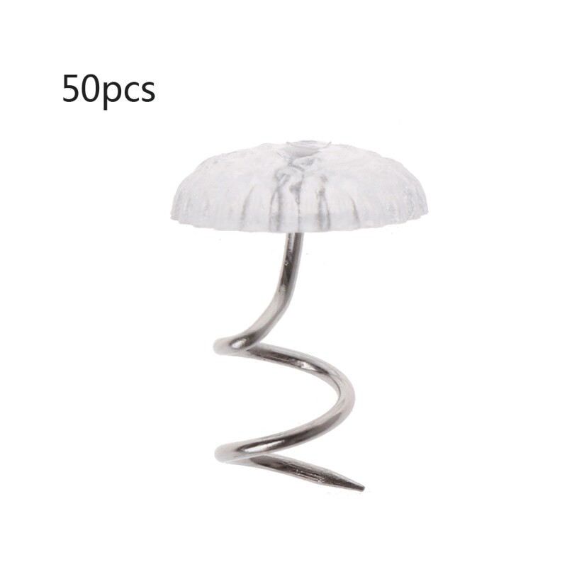 50 Pcs Upholstery Screw Sofa Twist Pins Decor Tacks for Fixed Blankets Sofa