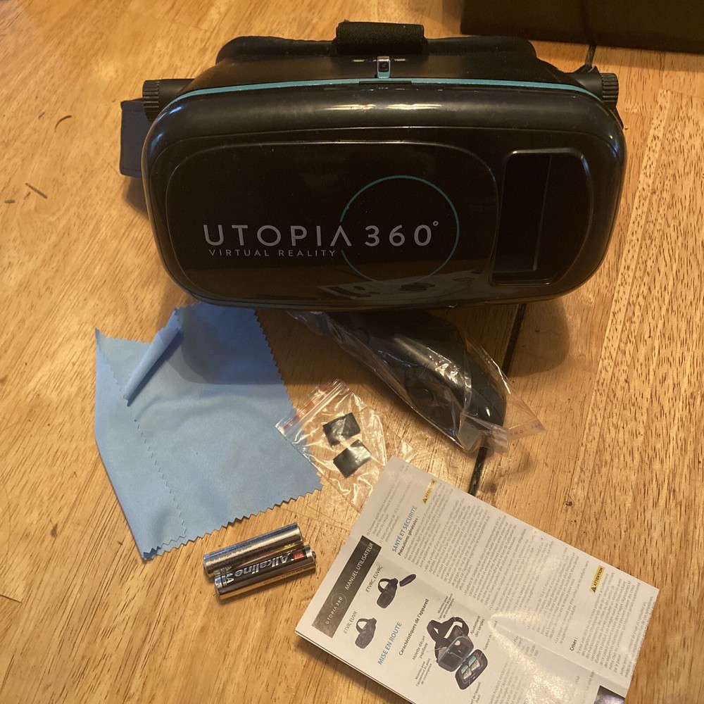 Virtual Reality 3D Headset Bluetooth Controller ReTrak Utopia 360 Smartphone