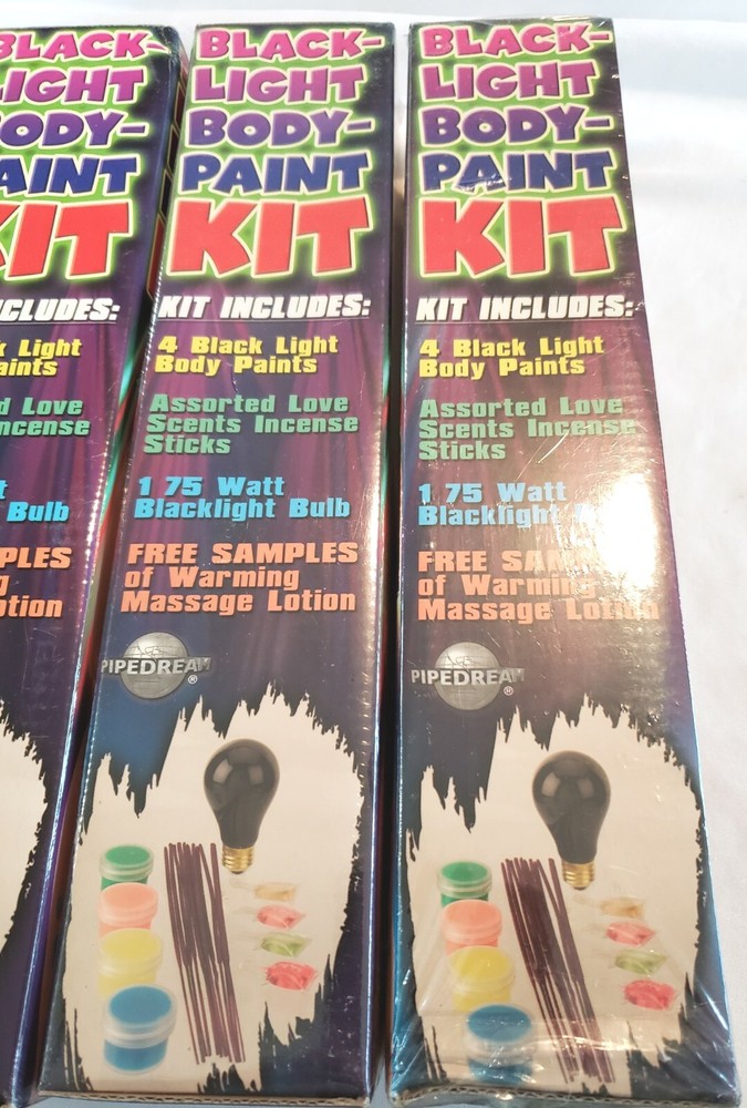 Pipedream Black Light Body Paint KIT!