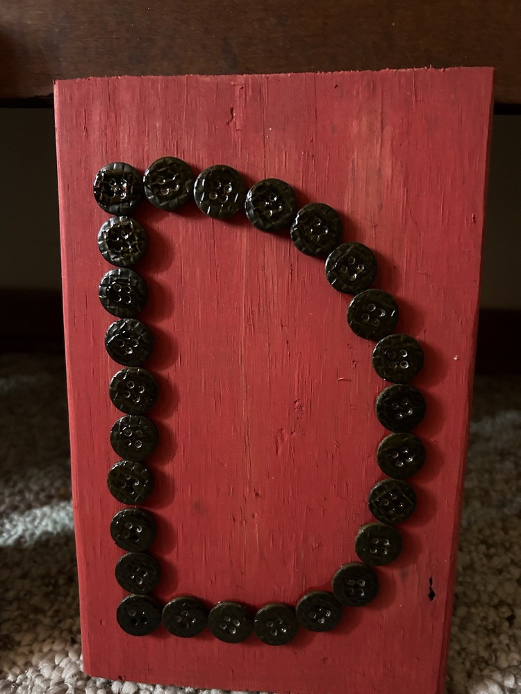 Hand Crafted Button Wall Hangings