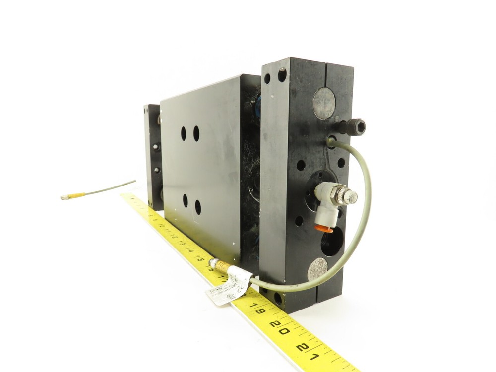 Robohand DBL-20-LC3 3" Stroke Double Rod Linear Pneumatic Slide Thrust Plate