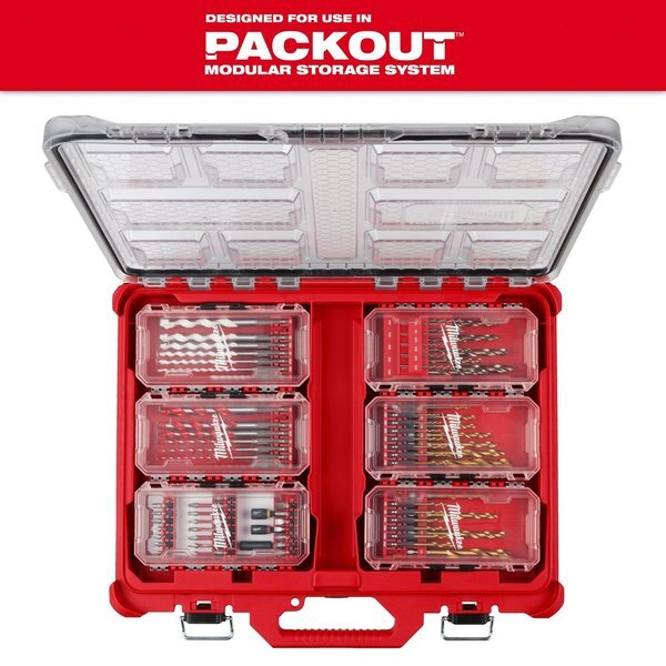 Milwaukee Tool 48-32-9921 Customizable Medium Case For Impact Driver Accessories