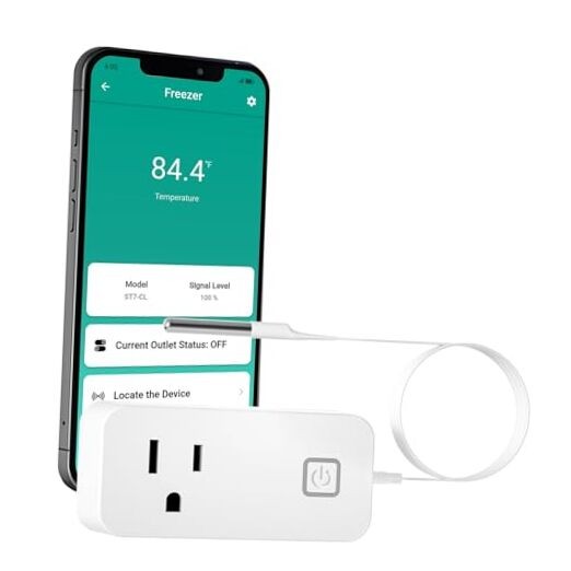 Temperature Controller Reptile Thermostat Outlet, Bluetooth Temp Control Plug