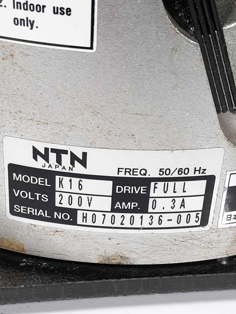 NTN MODEL K16 Vibratory Line Feeder, 200 V 0.3A
