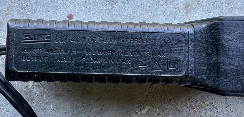 Fluke 80i-400, AC Current Probe Clamp Tested