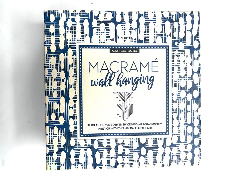 DIY Macrame Wall Hanging by Crafted Home New In Box