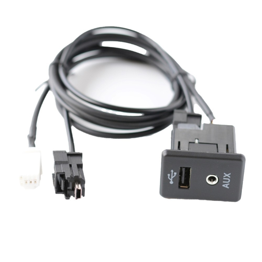AUX Interface Cable for Nissan 2013 2019 with USB Extension for Convenience