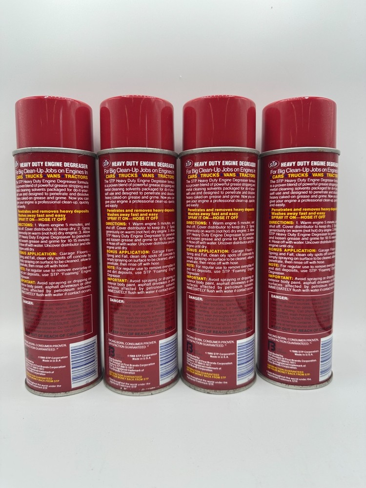 STP Heavy Duty Engine Degreaser 16 oz - 4 pack