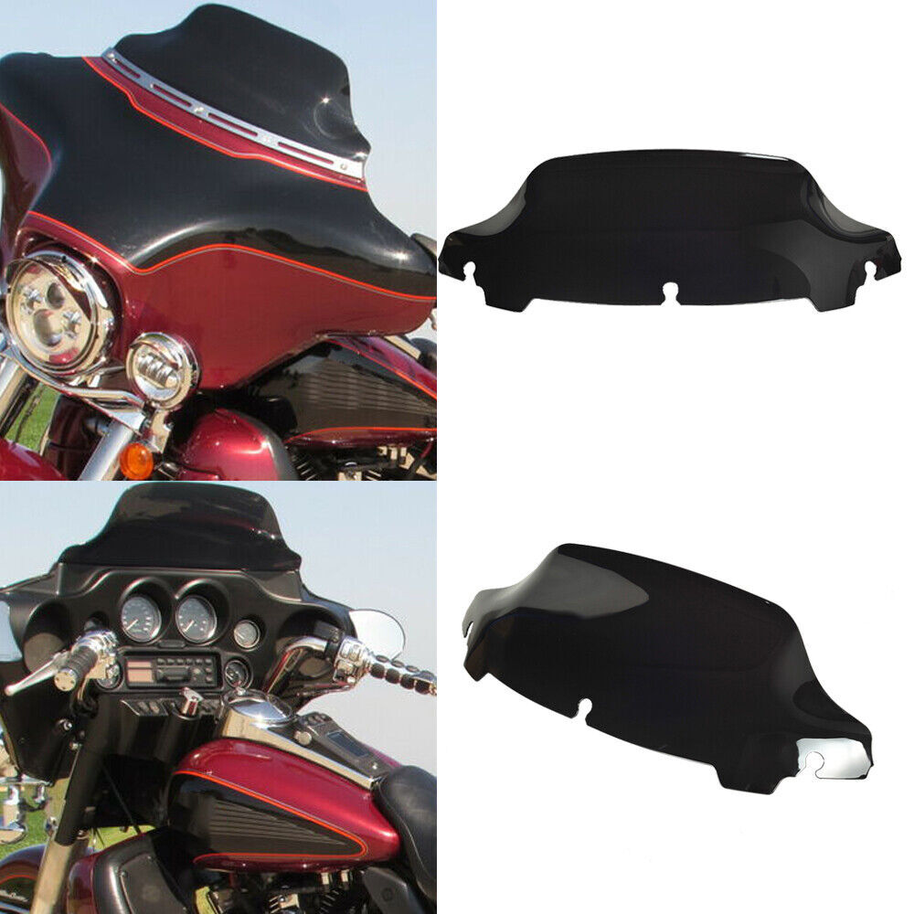 7'' Black Windshield Windscreen For Harley Touring Electra Glide FLHT 2014-2024