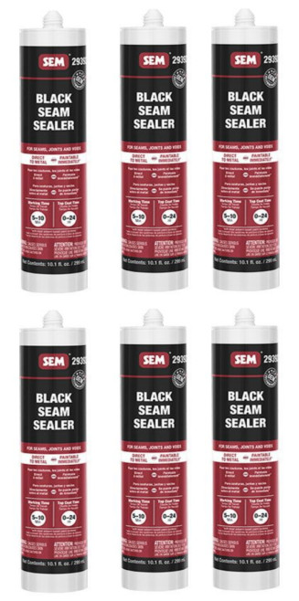 SEM 29392 1K Seam Sealer - Black (SEM-29392) (6 Pack)