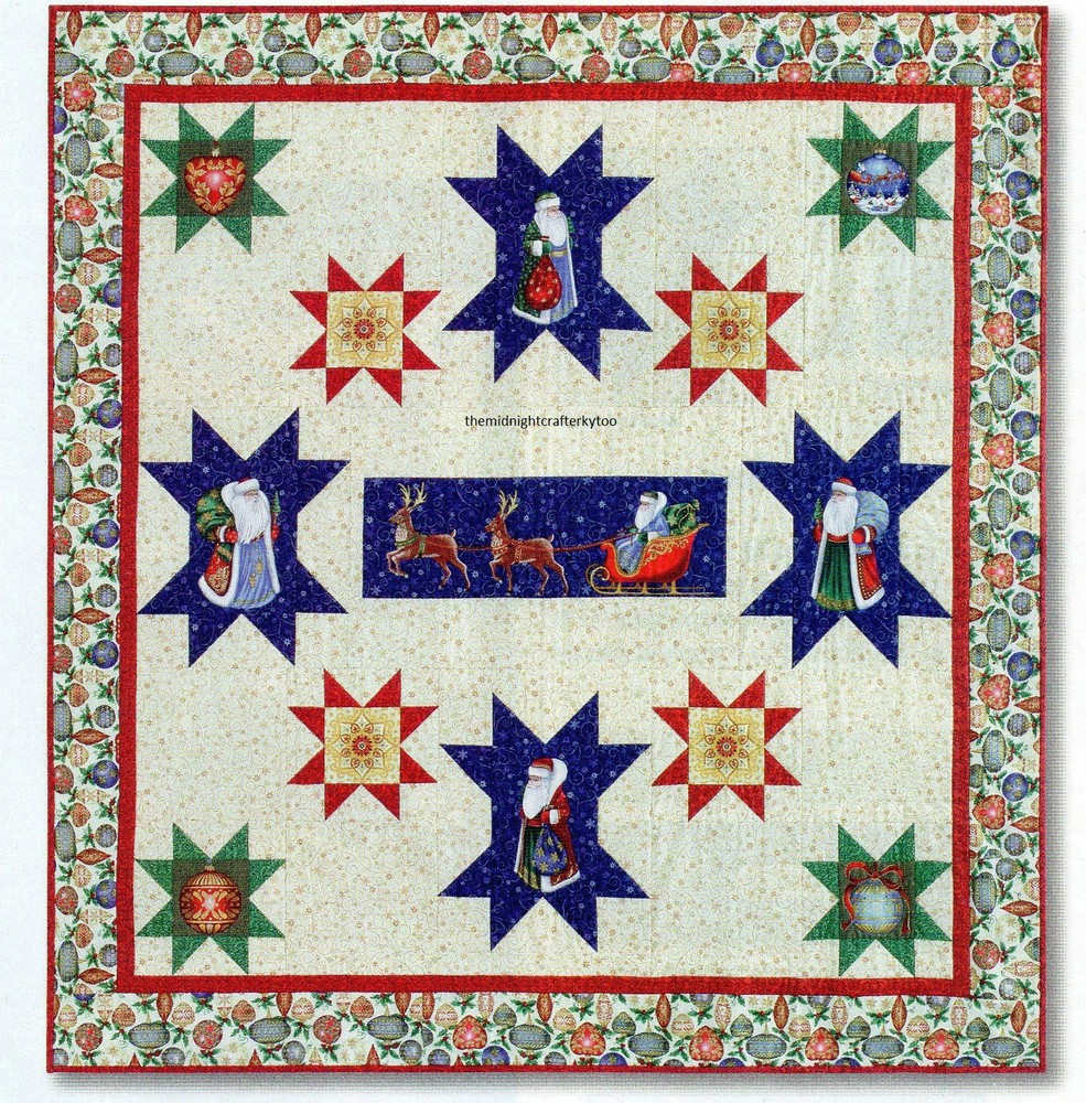 Starring St Nick Quilt Pattern Pieced JR